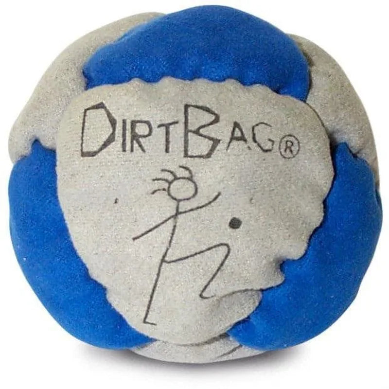 Dirtbag Classic Footbag Hacky Sack 3-Pack with Carry Pouch,Sand-Filled 8-Panel Synthetic Suede Footbag Set for Beginners &Player
