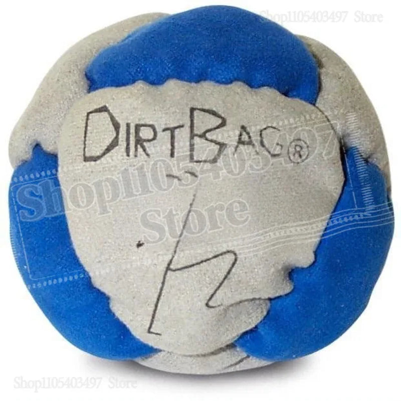 Dirtbag Classic Footbag Hacky Sack 3-Pack with Carry Pouch,Sand-Filled 8-Panel Synthetic Suede Footbag Set for Beginners &Player